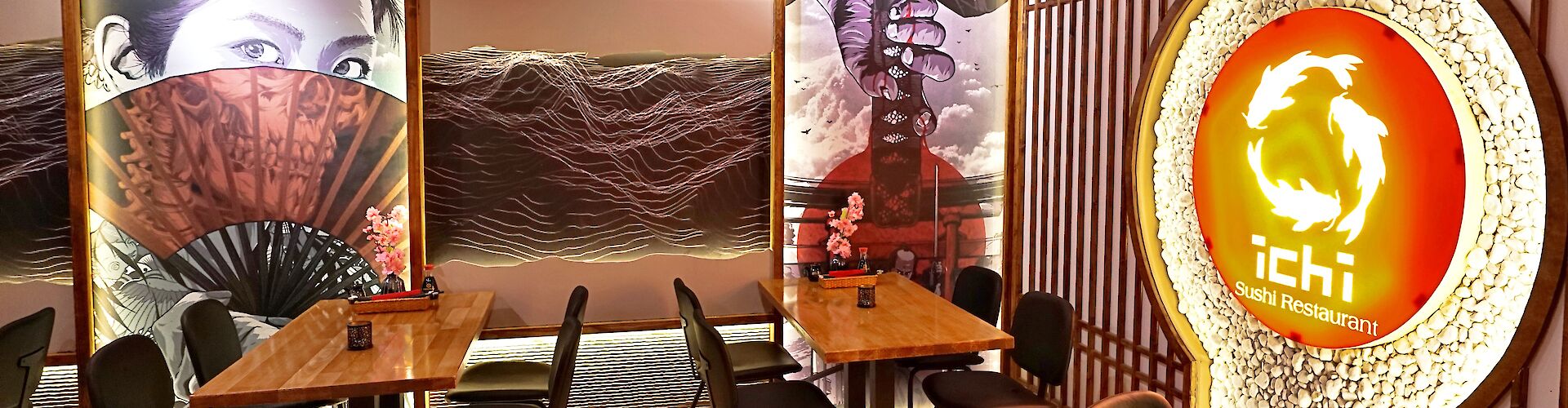 Inneneinrichtung des Restaurants