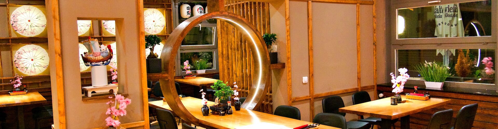 Inneneinrichtung des Restaurants