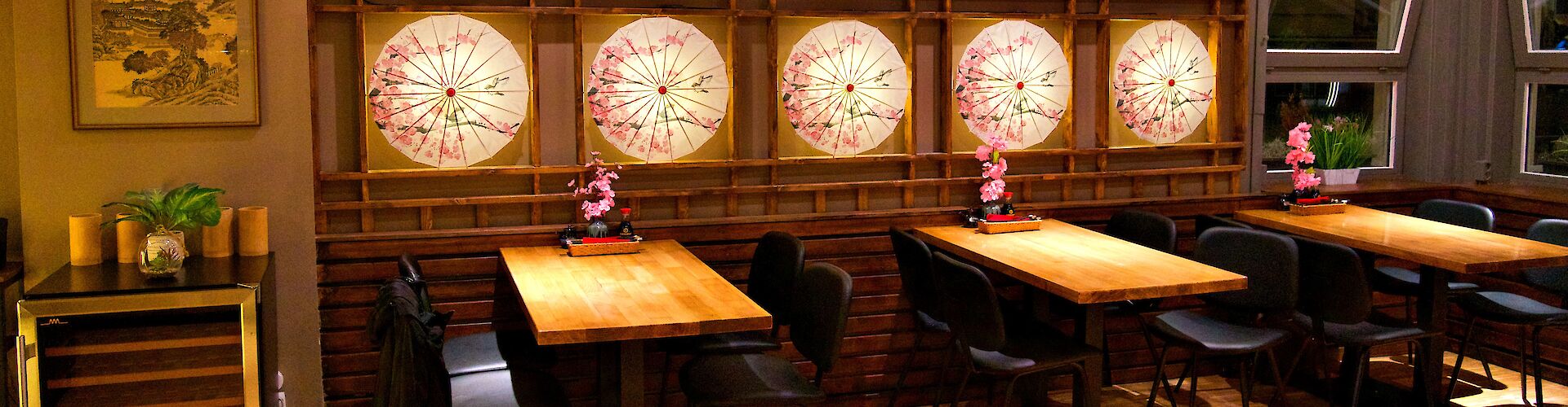 Inneneinrichtung des Restaurants