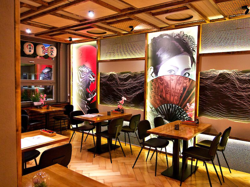 Das Lokal - Nebenzimmer mit den Plakaten